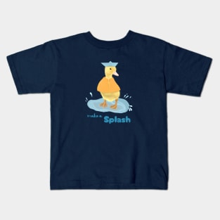 Cute Ducky - Make A Splash Kids T-Shirt